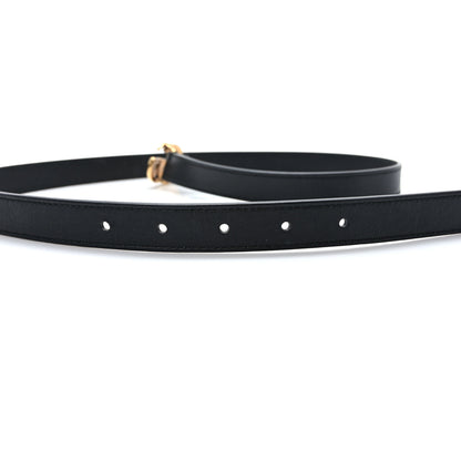 Gucci Calfskin Double G 20mm Belt 85 34 Black 4 of 4