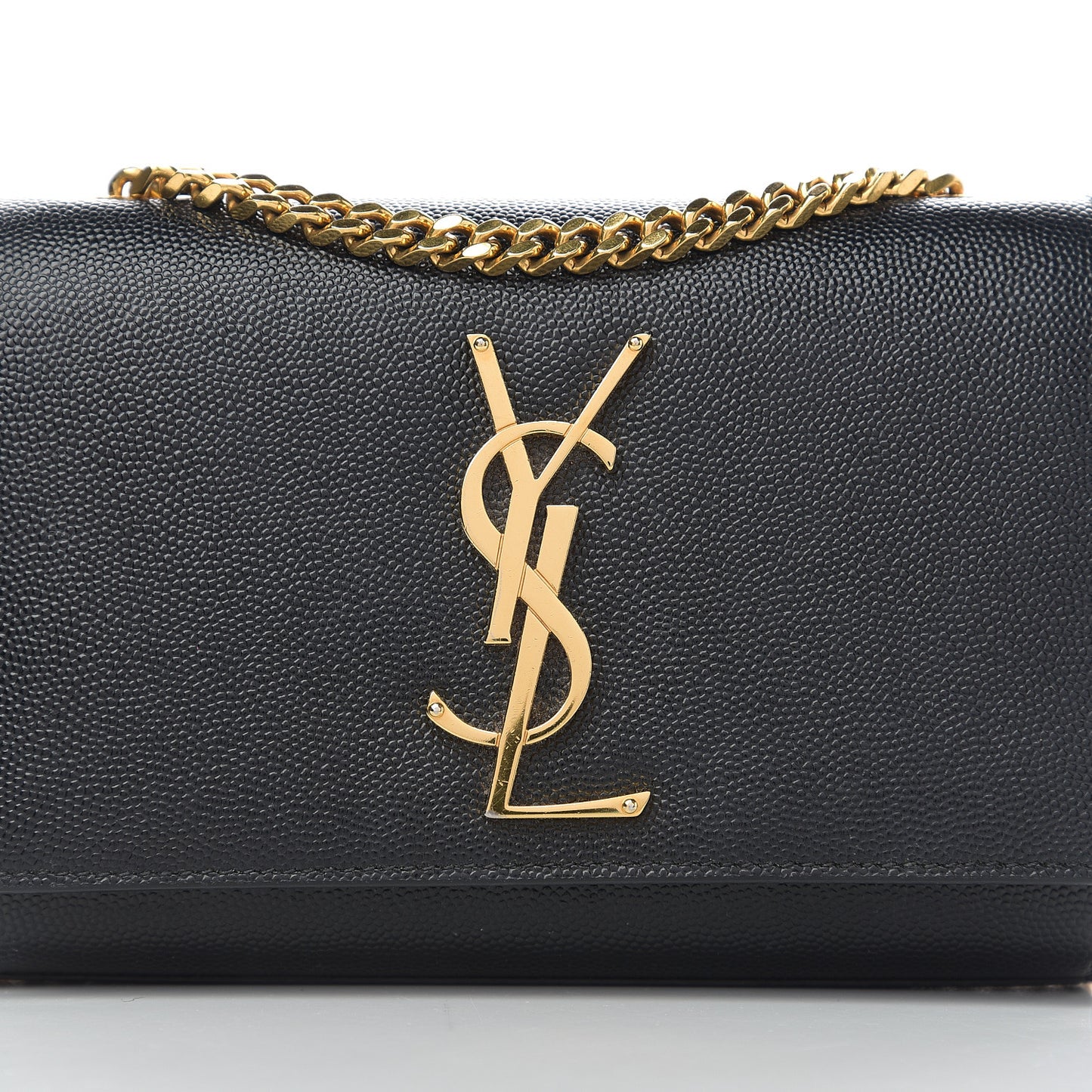 Grain De Poudre Small Monogram Kate Satchel Black