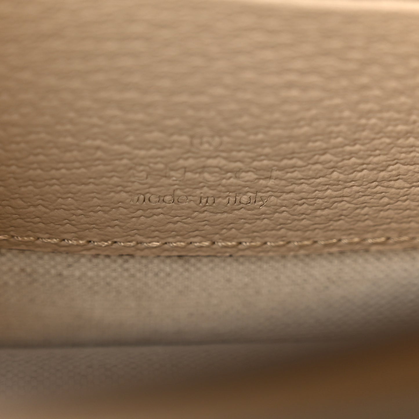 GG Supreme Monogram Textured Dollar Calfskin Mini Retro Interlocking G Flap Shoulder Bag Beige Mystic White Oatmeal
