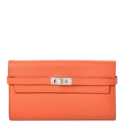 Hermes Epsom Kelly Longue Wallet Mangue 1 of 10