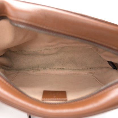 Gucci Glazed Calfskin Matelasse Diagonal Small GG Marmont Chain Shoulder Bag Cuir 5 of 10