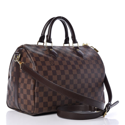 Louis Vuitton Damier Ebene Speedy Bandouliere 30 3 of 13