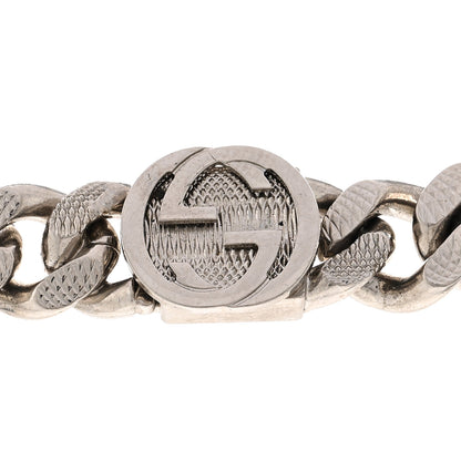 Gucci Metal Script Choker Necklace Silver 5 of 7