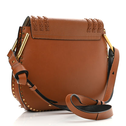 Chloe Calfskin Braided Medium Hudson Shoulder Bag Caramel 3 of 12
