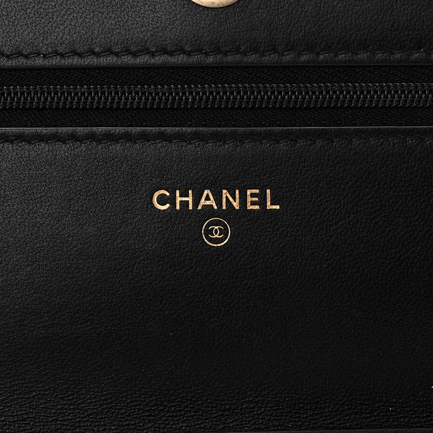 Chanel Lambskin Quilted All About Chanel Charm Wallet On Chain WOC Black 6 of 12