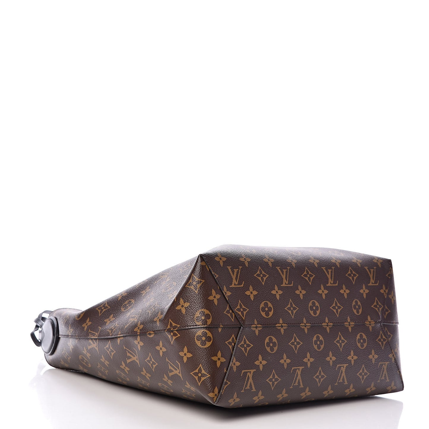 Monogram Flower Hobo Black