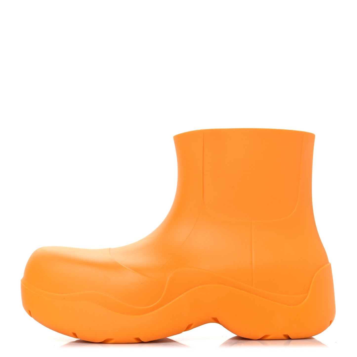 Rubber Mens Puddle Ankle Boots 42 Tangerine