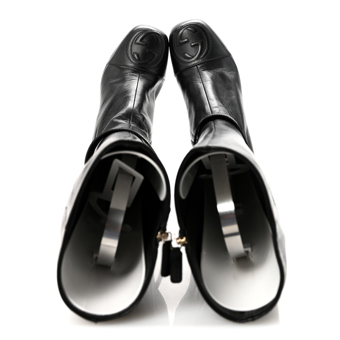 Calfskin Soho Knee Boots 36 Black