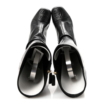 Gucci Calfskin Soho Knee Boots 36 Black 2 of 9