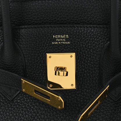 Hermes Togo Birkin 30 Black 6 of 10