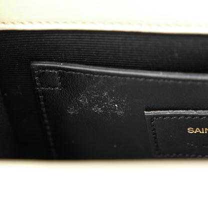 Saint Laurent Python Embossed Small Classic Monogram Kate Tassel Satchel 8 of 11