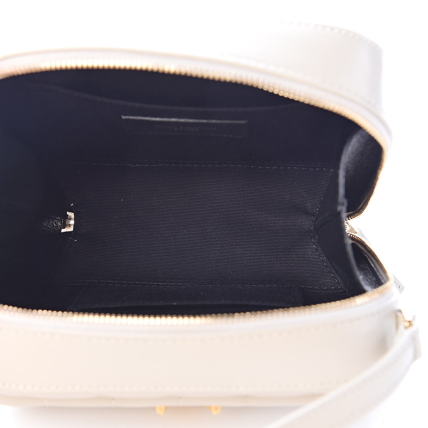 Lambskin Matelasse Monogram Toy Vicky Camera Bag White