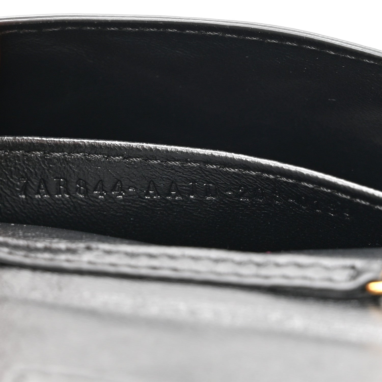 Fendi Nappa Matisse FF Embossed Nano Baguette Charm Black 7 of 11