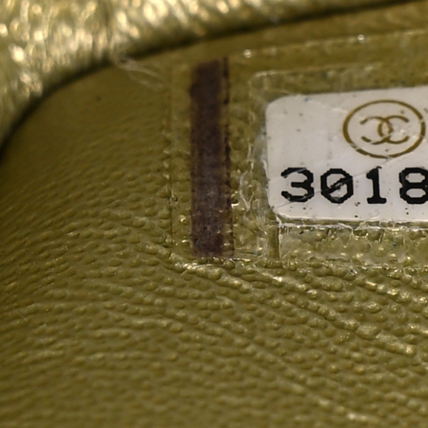 Metallic Goatskin Quilted Mini 2.55 Reissue Flap Multicolor