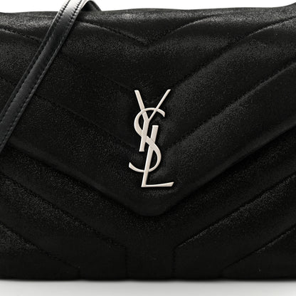 Saint Laurent Y Quilted Monogram Toy Loulou Chain Satchel Black 8 of 10