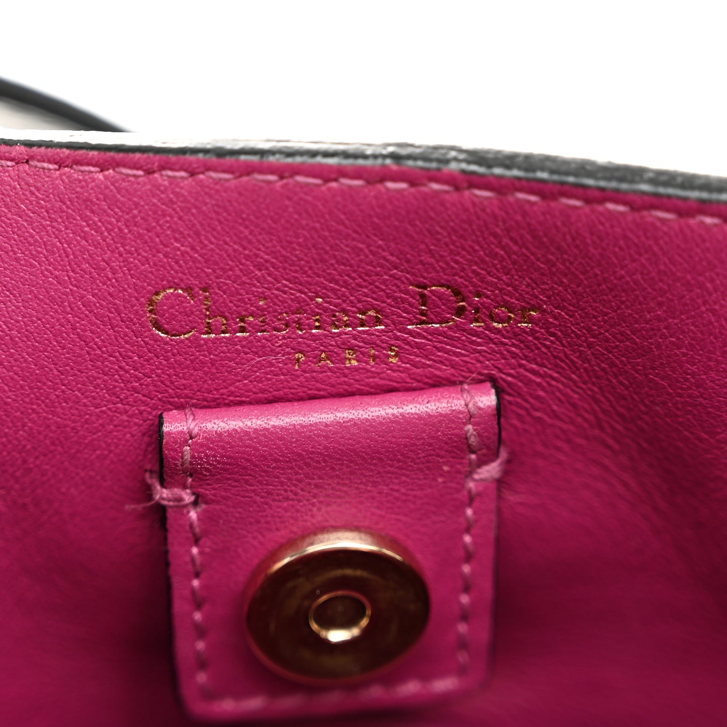 Bullcalf Small Diorissimo Tote Black Rose Indien