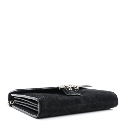 Gucci Suede Mini Dionysus Chain Wallet Black 4 of 11