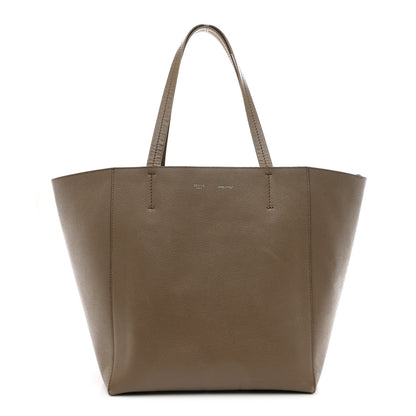 Celine Grained Calfskin Medium Horizontal Cabas Phantom Taupe 1 of 10