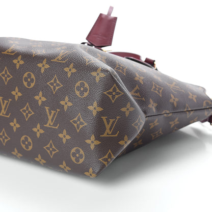 Louis Vuitton Monogram Flower Zipped Tote MM Bordeaux 8 of 8