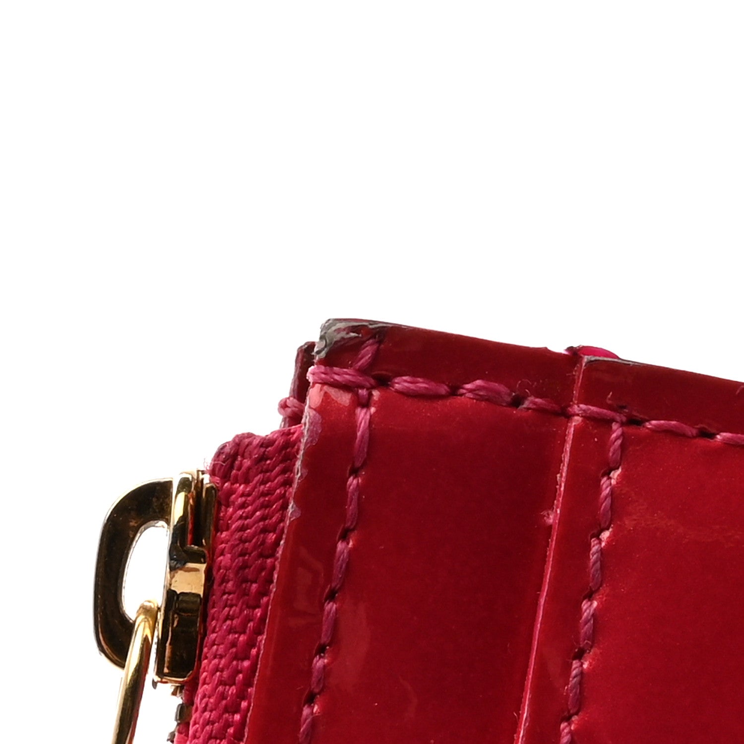 Louis Vuitton Vernis Key Pouch Rose Pop 10 of 10