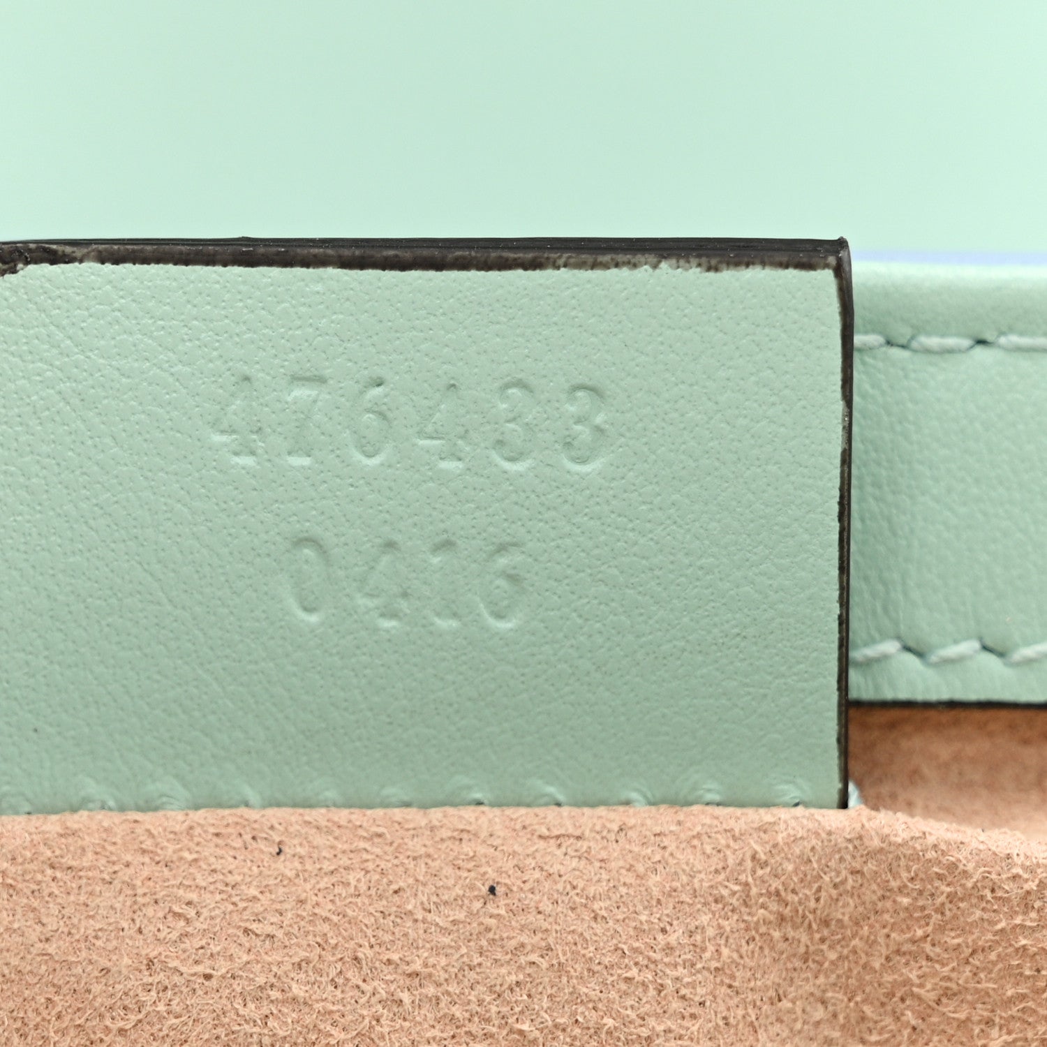 Gucci Calfskin Matelasse Diagonal Super Mini GG Marmont Shoulder Bag Multicolor Pastel 7 of 11