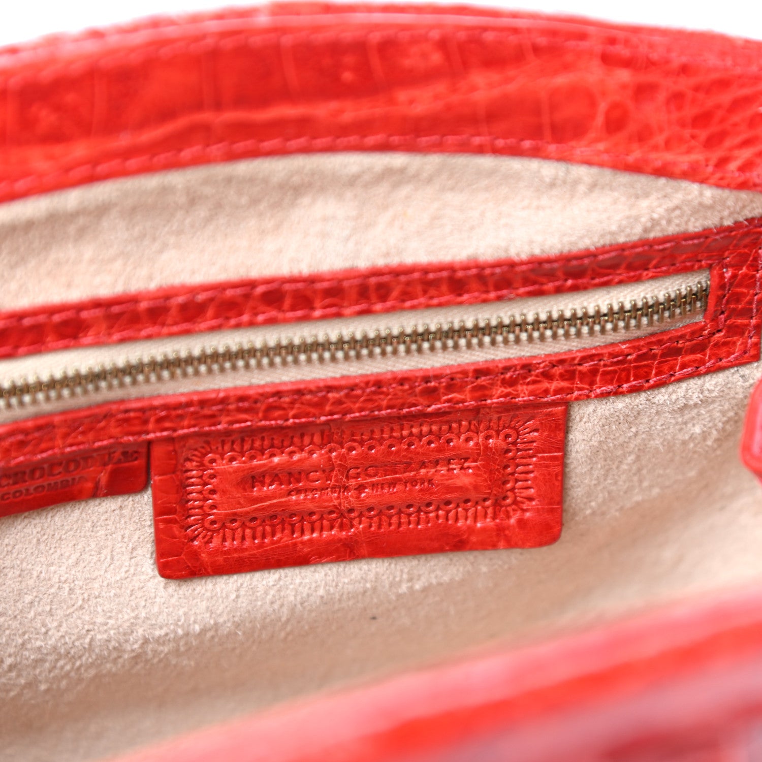Nancy Gonzalez Crocodile Crossbody Bag Red 6 of 9