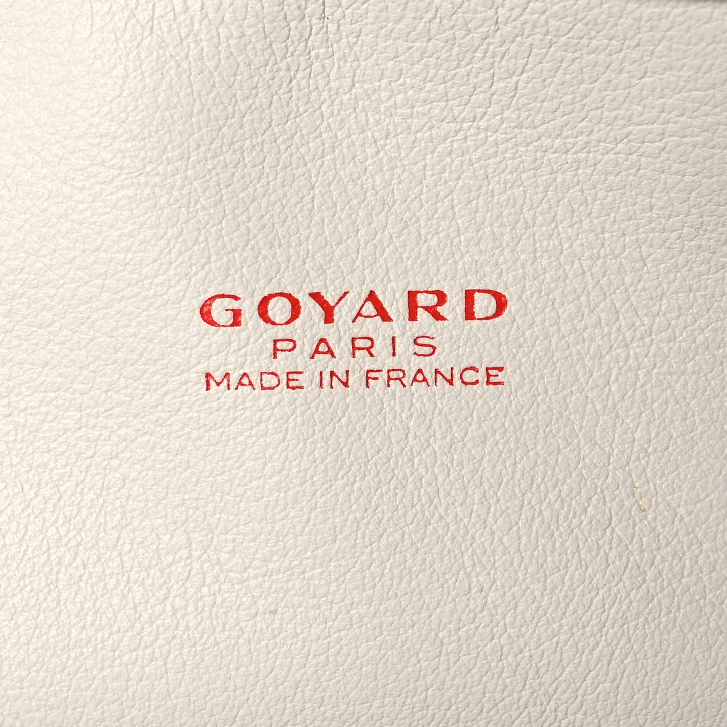 Goyardine Reversible Mini Anjou White