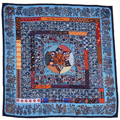 Hermes Cashmere Silk Pique Fleuri de Provence Shawl 140 1 of 4