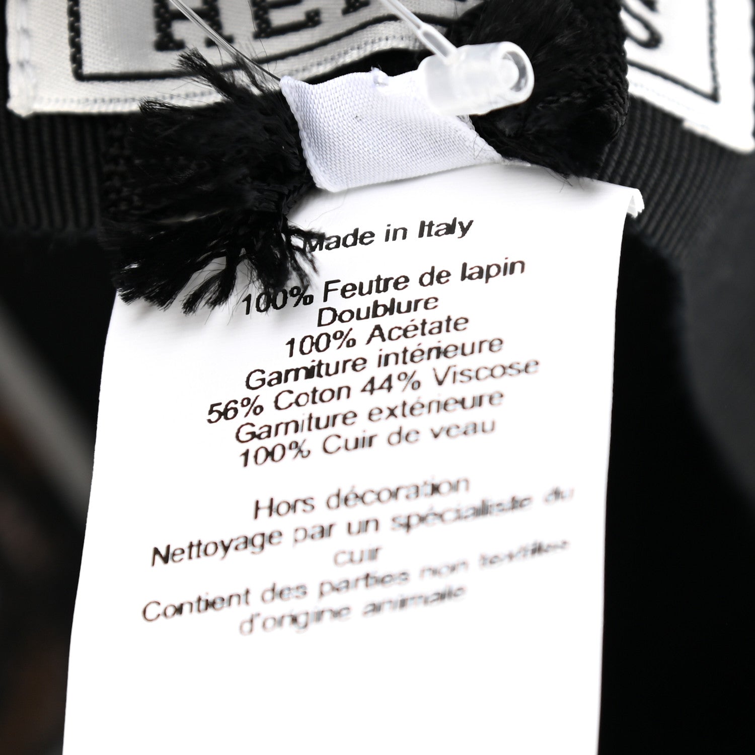 Hermes Felt Chapeau Duke Hat 58 Black 9 of 9