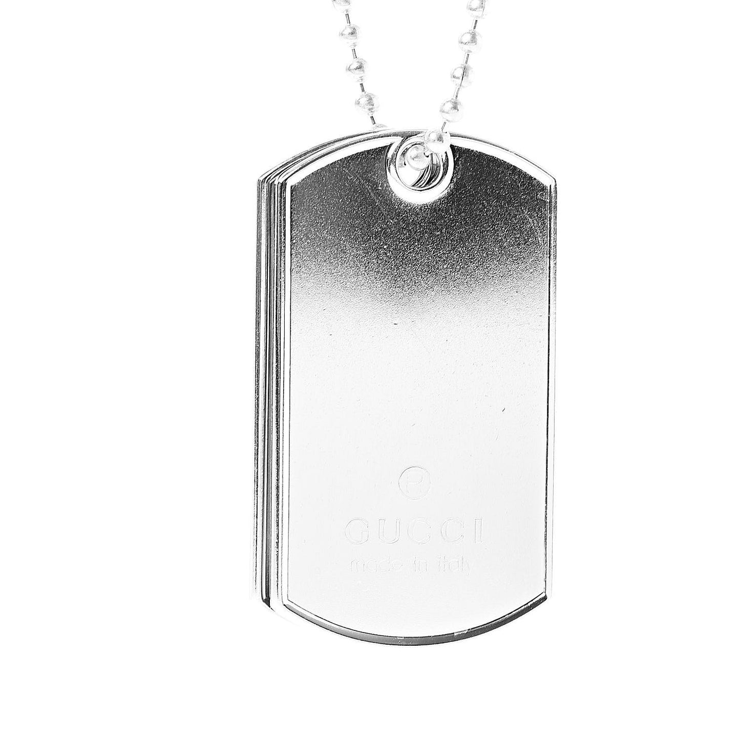Sterling Silver Dog Tag Necklace