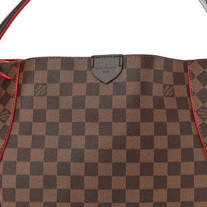 Louis Vuitton Damier Ebene Caissa Hobo Cherry 8 of 11