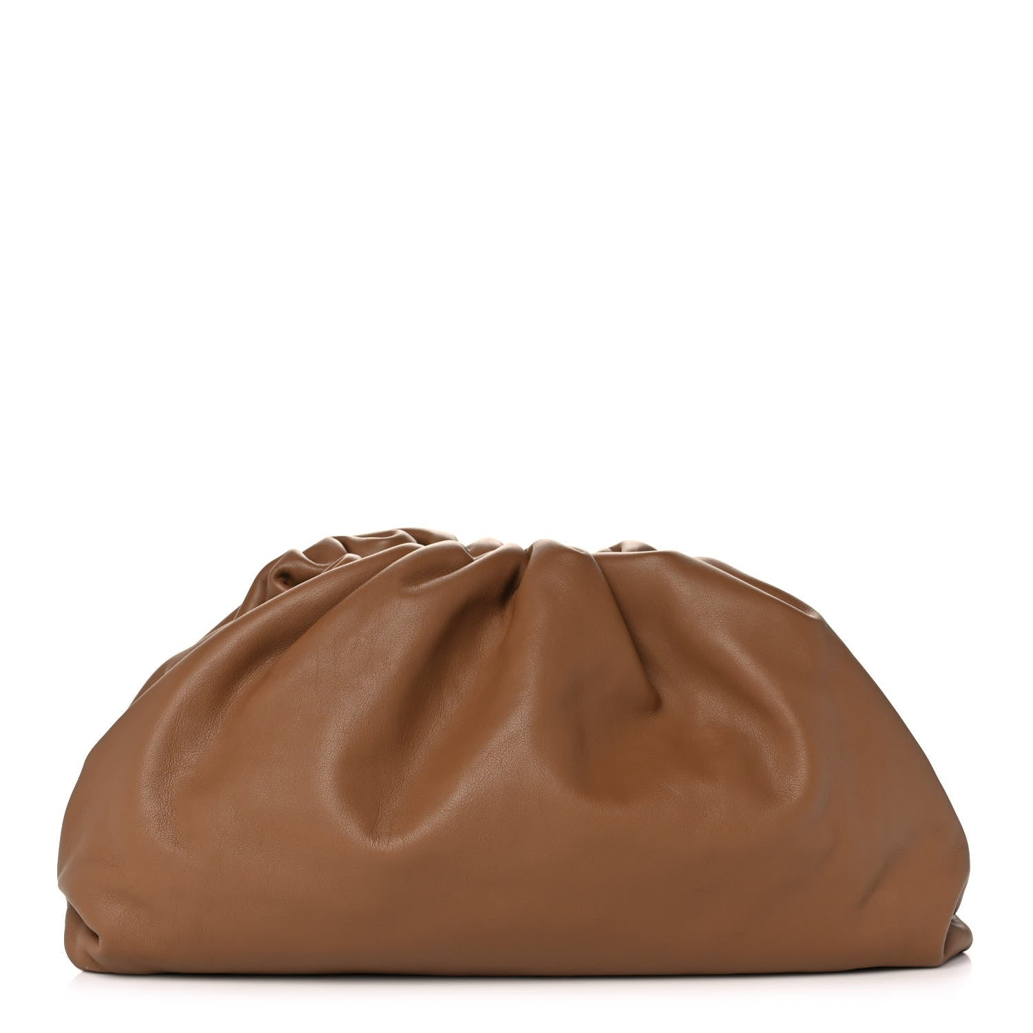 Bottega Veneta Smooth Butter Calf The Pouch Oversized Clutch Cammello 1 of 12
