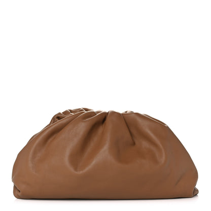 Bottega Veneta Smooth Butter Calf The Pouch Oversized Clutch Cammello 1 of 12