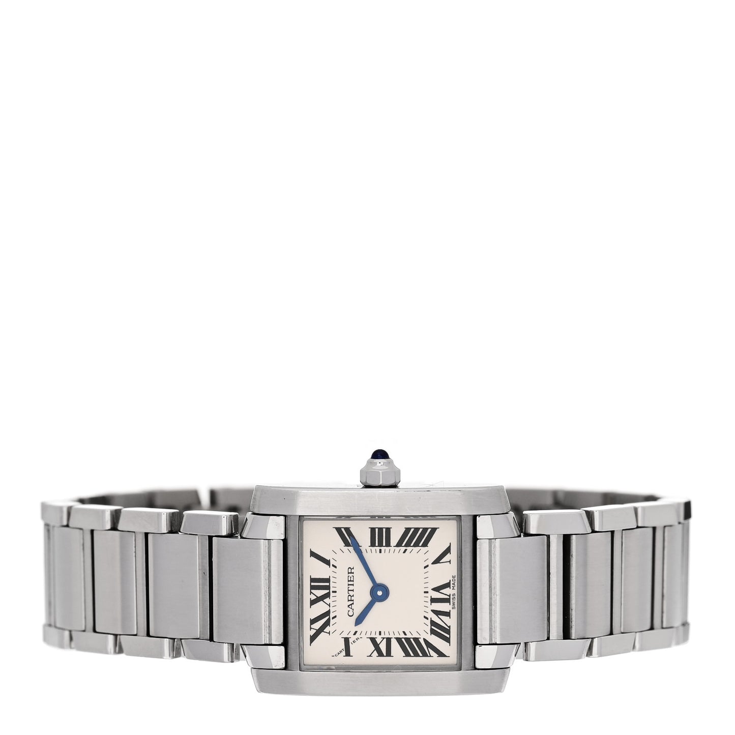 Stainless Steel 20mm Tank Francaise Quartz Watch
