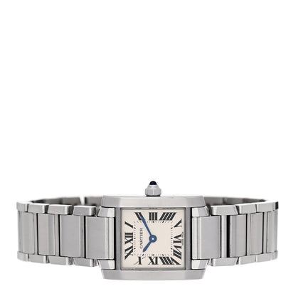 Cartier Stainless Steel 20mm Tank Francaise Quartz Watch 2 of 5