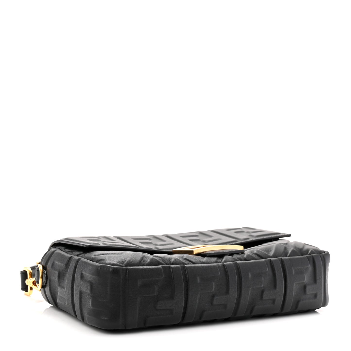 Nappa FF 1974 Embossed Baguette Black
