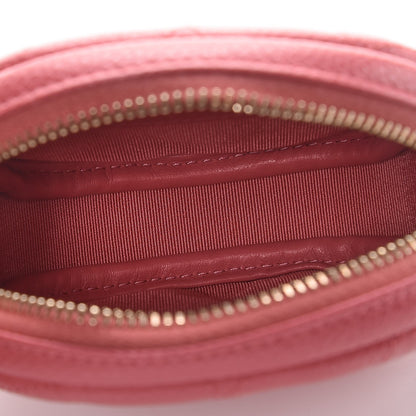 Chanel Caviar Quilted Zip Around Classic Coin Purse Pink 5 of 8
