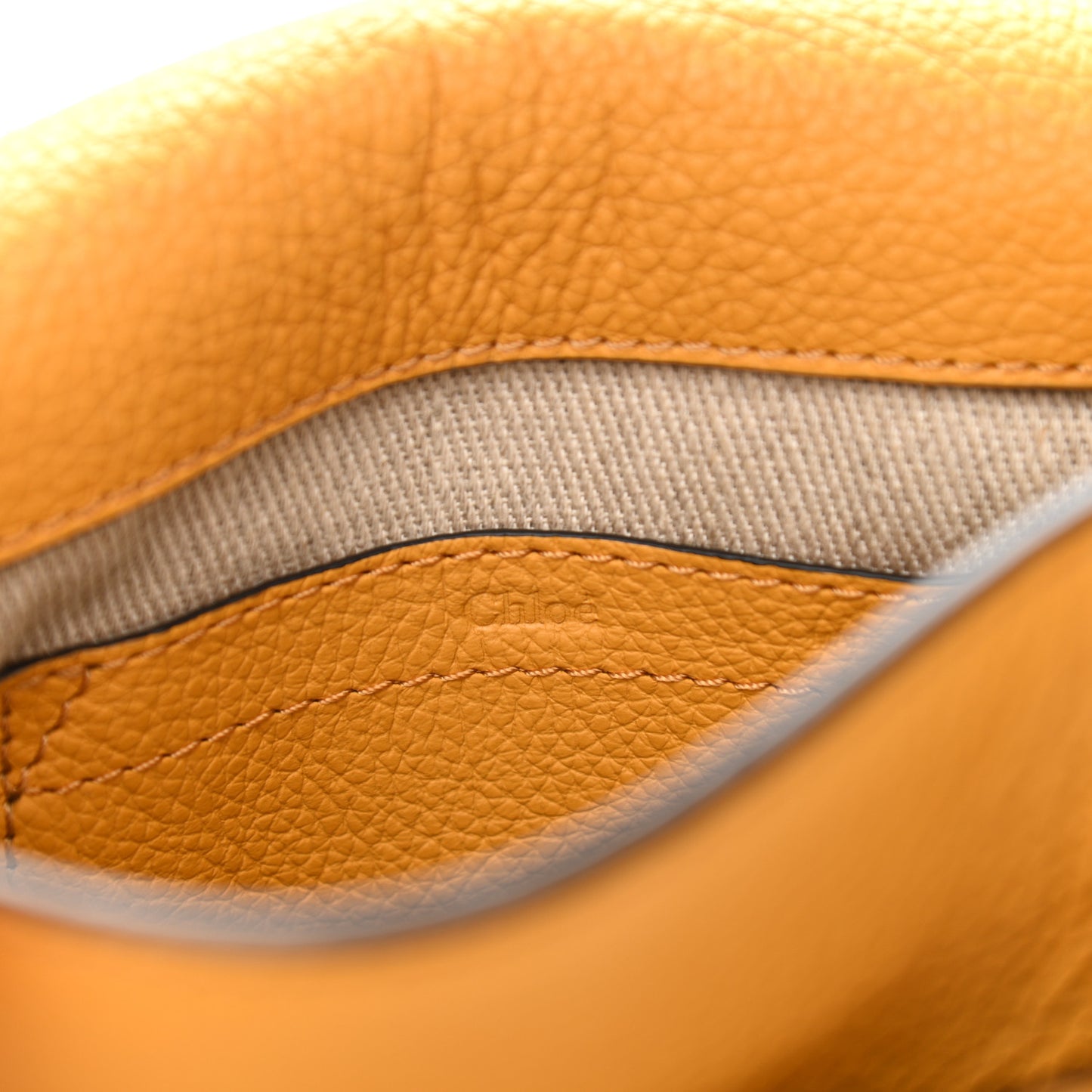 Calfskin Mini Marcie Round Crossbody Sunflower