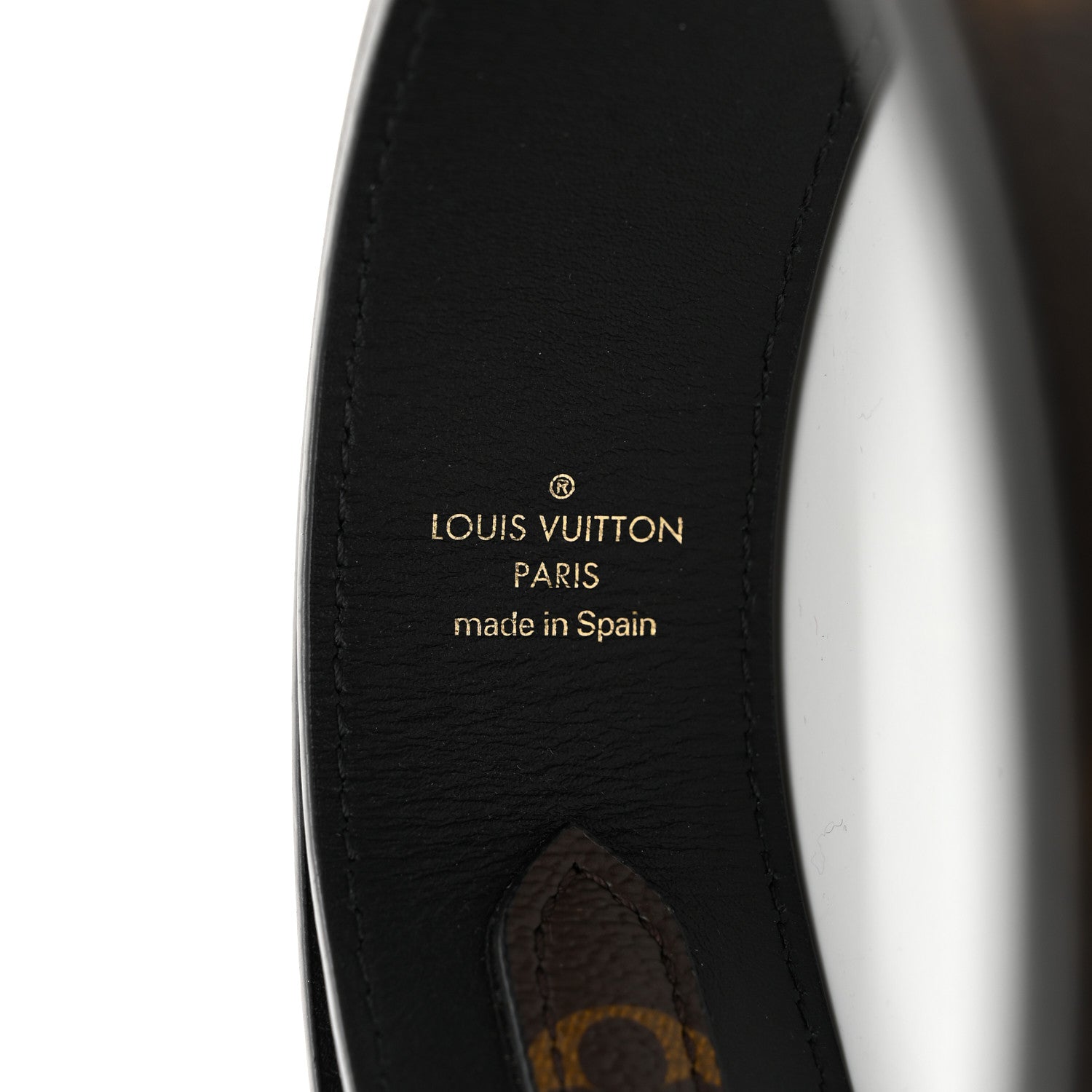 Louis Vuitton Monogram Bandouliere Shoulder Strap Black 4 of 5
