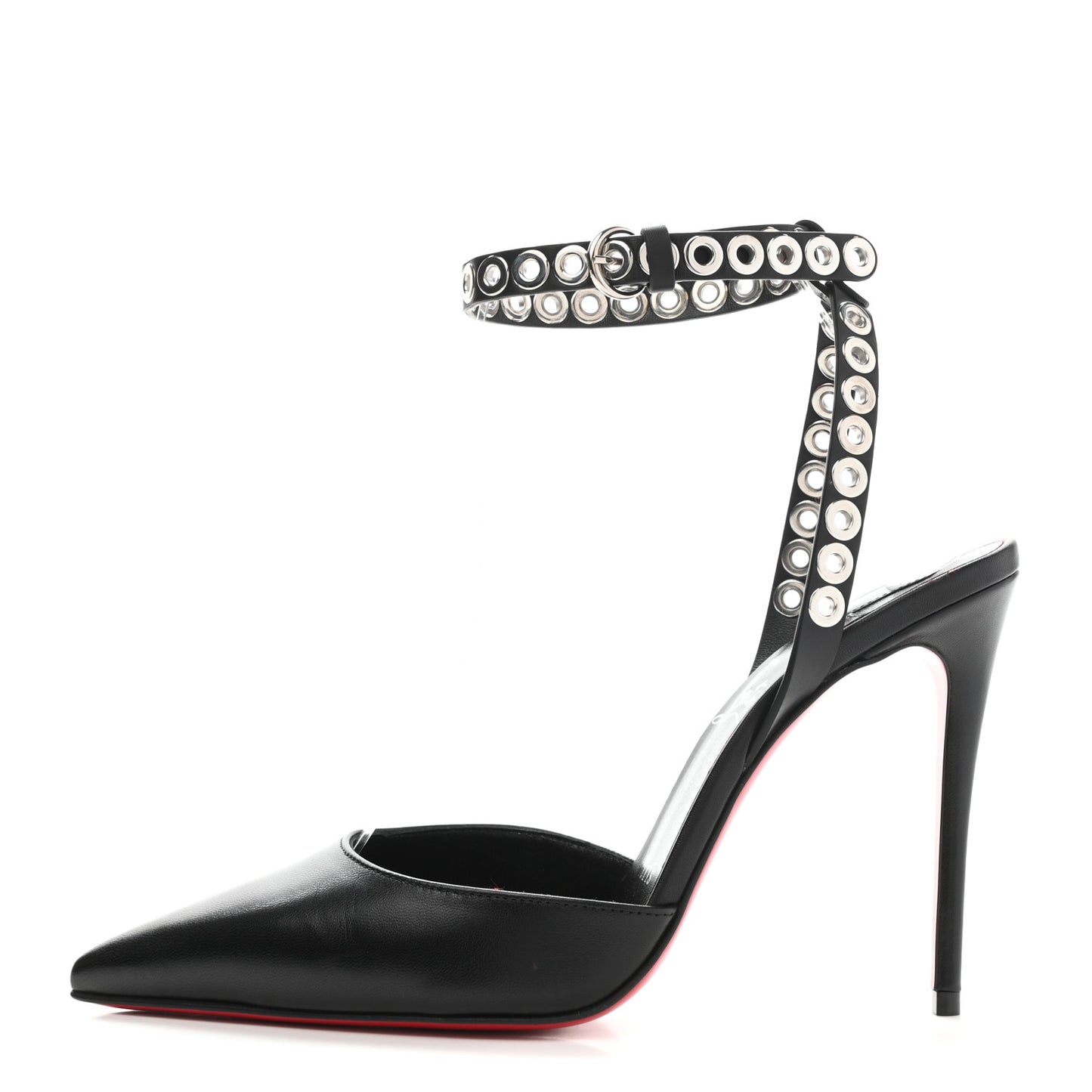 Calfskin Embellished Pumpaclou 100 Pumps 36.5 Black
