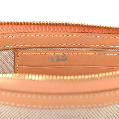 Burberry Canvas Smooth Calfskin Olympia Shoulder Bag Natural Tan 10 of 12