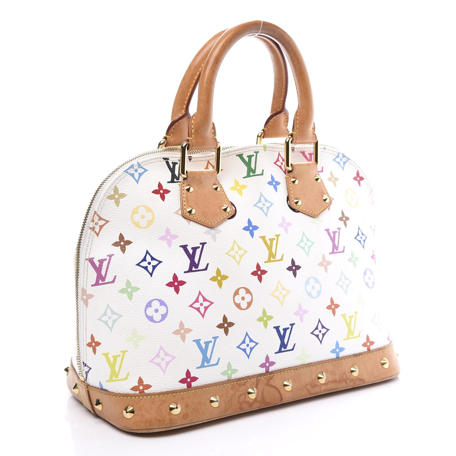 Louis Vuitton Monogram Multicolor Alma White 2 of 11