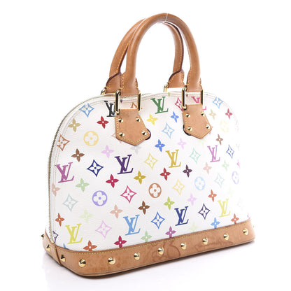 Louis Vuitton Monogram Multicolor Alma White 2 of 11