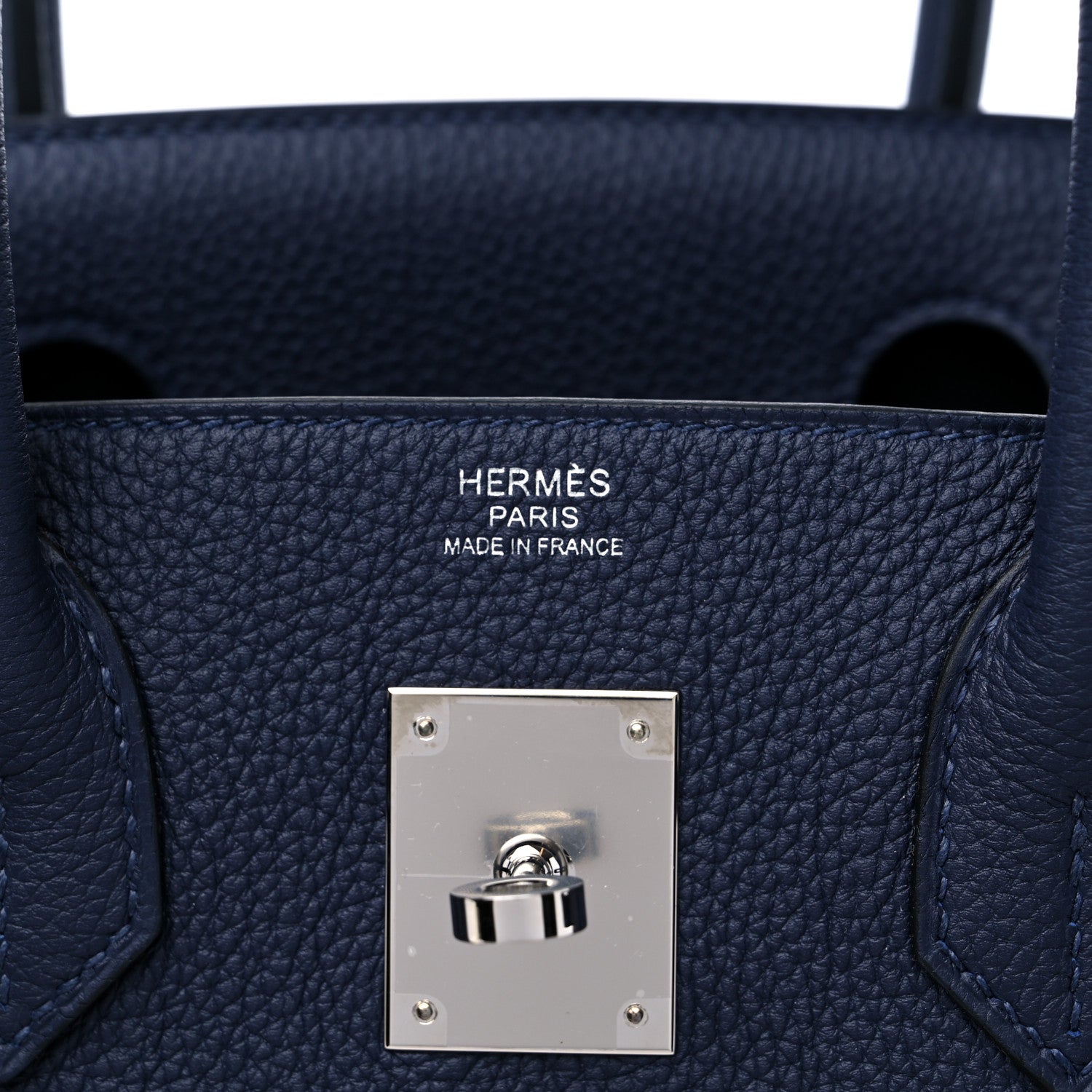 Hermes Togo Swift Officier Birkin 30 Bleu Nuit Vert Cypress 6 of 10