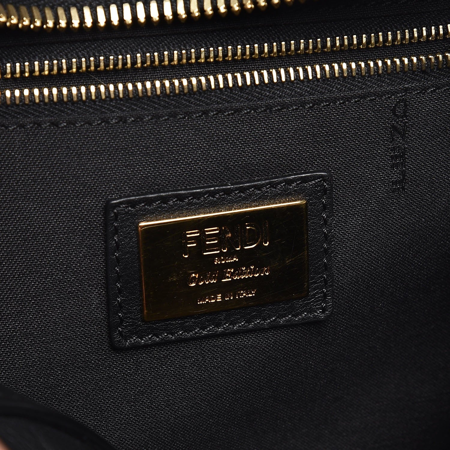 Fendi Vitello Dolce Studded Mini Backpack Black 6 of 8