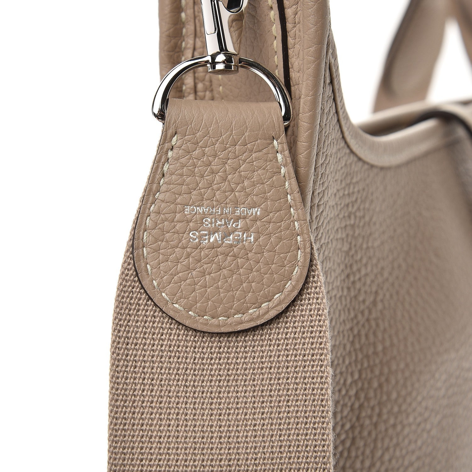 Hermes Taurillon Clemence Evelyne III PM Gris Tourterelle 8 of 9