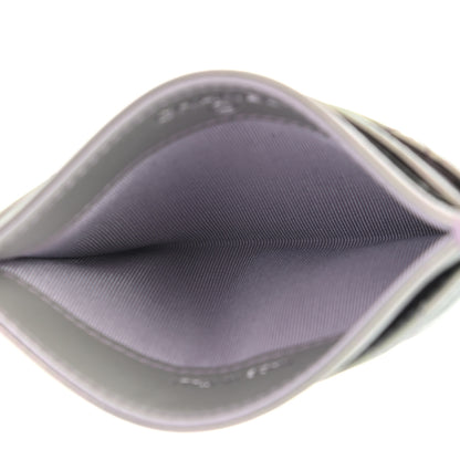 Chanel Iridescent Calfskin Quilted Card Holder Light Purple 5 of 8