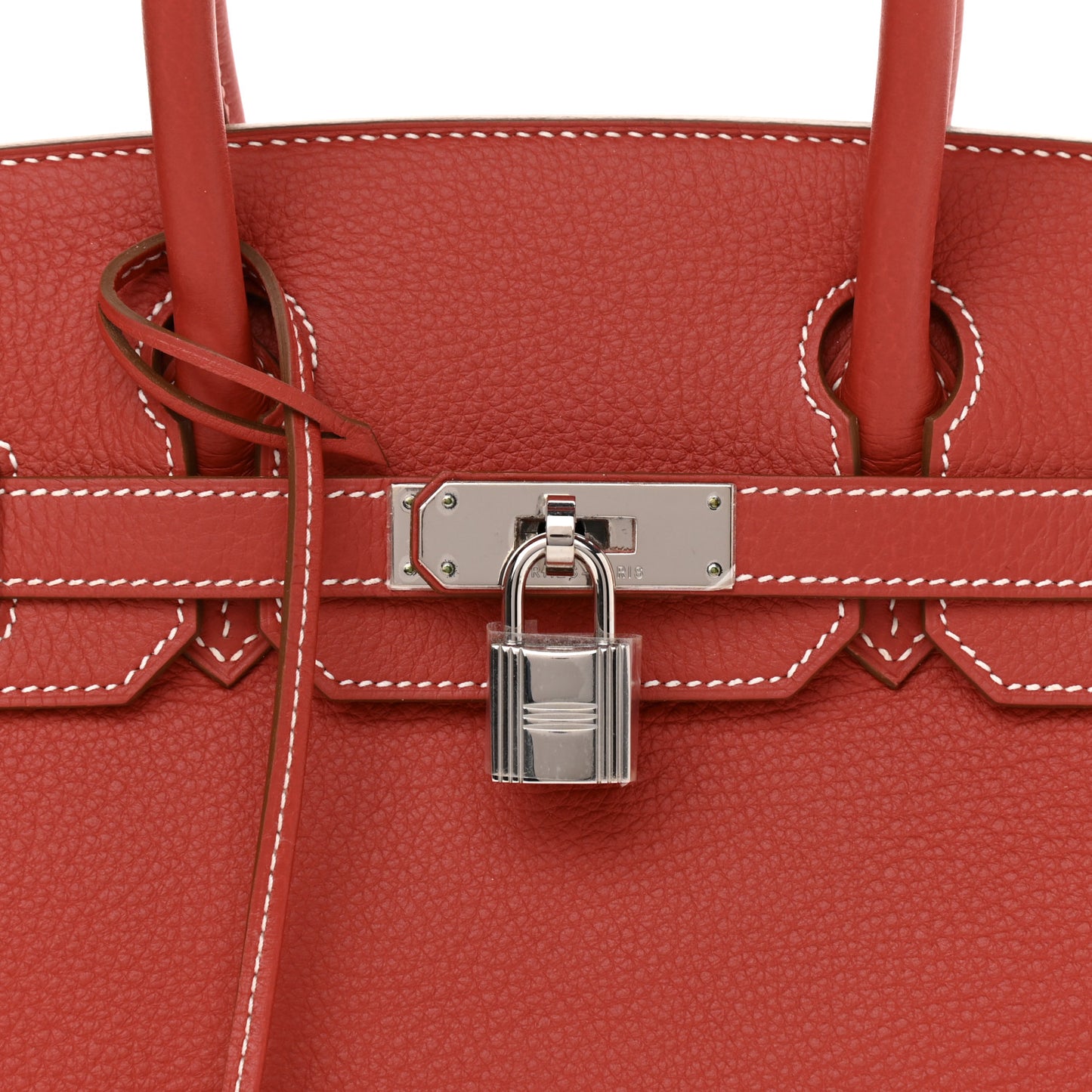 Togo Eclat Birkin 30 Sanguine White