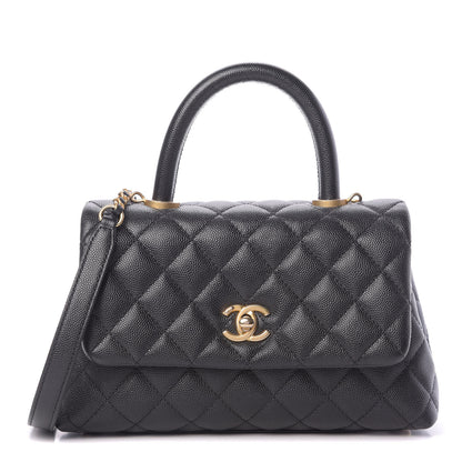 Chanel Caviar Quilted Mini Coco Handle Flap Black 1 of 11