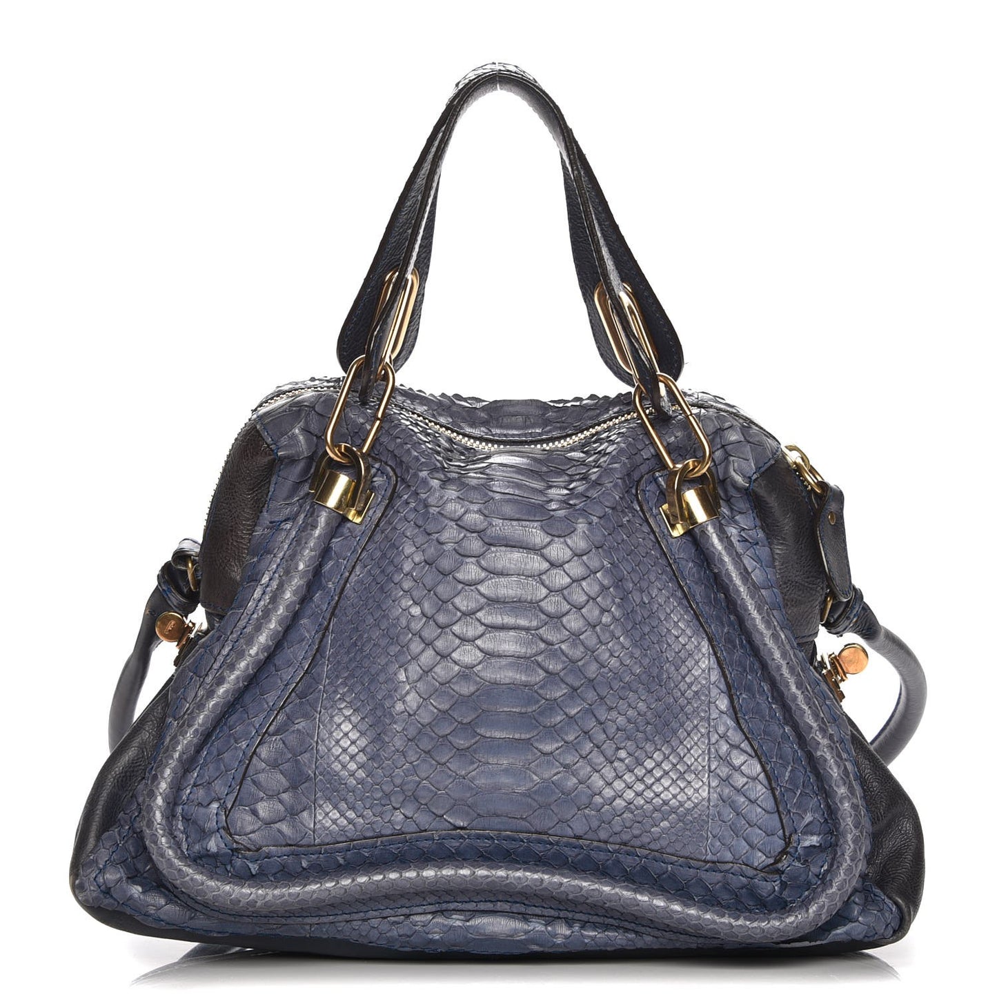 Python Calfskin Medium Paraty Blue Nuit